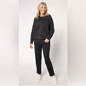 Barefoot Dreams Tall Small CozyChic Lite Pullover & Straight Leg Pant Set